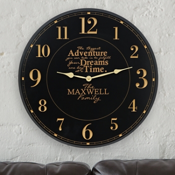 The Biggest Adventure Wall Clock