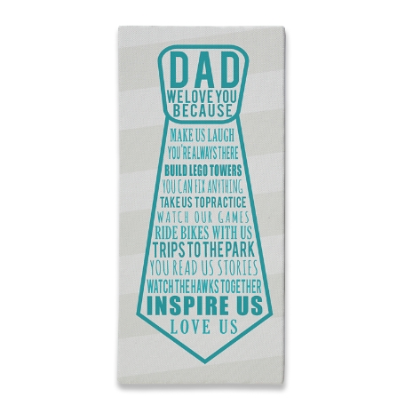 The Best Tie Ever Canvas - We - Dad