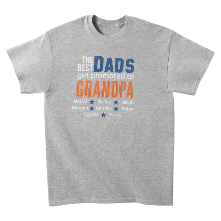 The Best Dads Get Promoted T-Shirt - M
