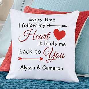 Follow My Heart Sofa Cushion