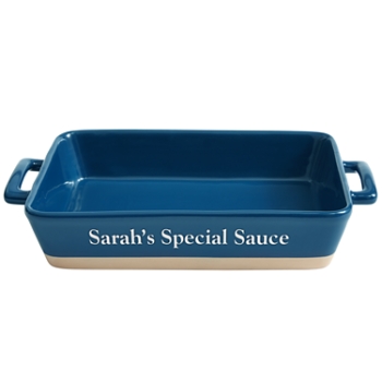 Rectangular Lasagna Baking Dish-Navy Blue