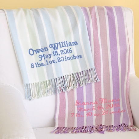 Extra Soft Striped Blanket Collection