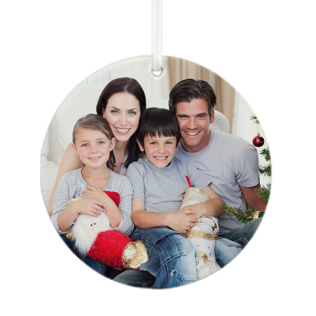 Picture-Perfect Photo Round Ornament