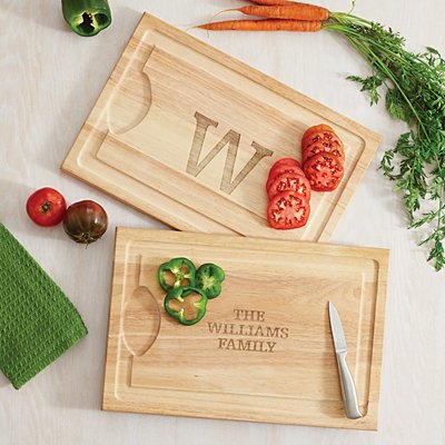 Family Name & Initial Wooden Chopping Board