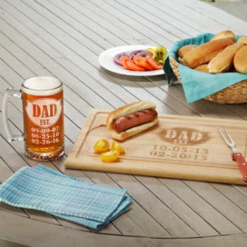 Dad Established Maple Wood Cutting Board