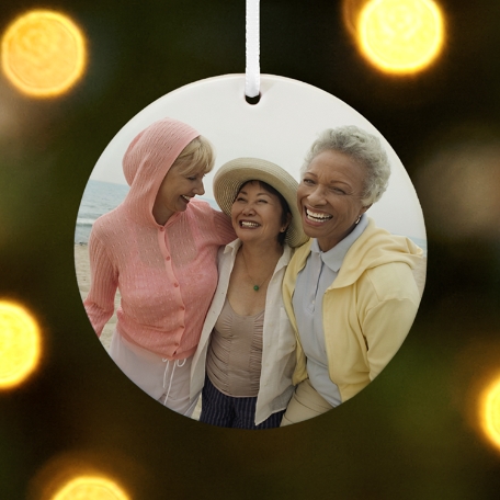 Ambassador Photo Round Ornament