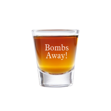 Create Your Own Shot Glass - Message - Block