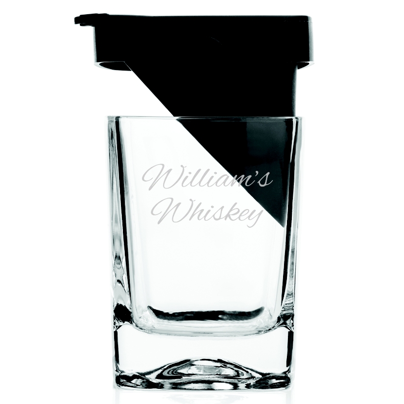 Create Your Own Whiskey Wedge Glass - Message - Script | Personal Creations