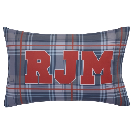 Plaid Pillowcase - Monogram