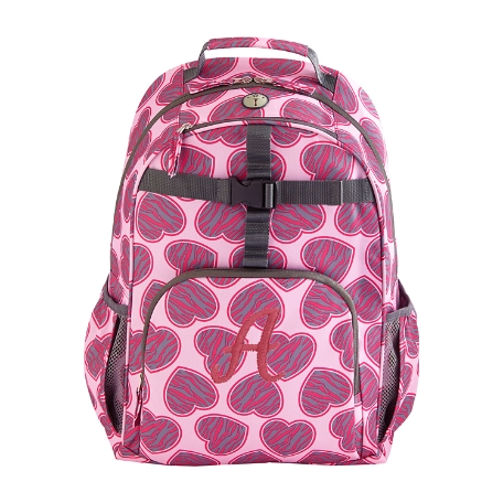 Playful Print Zebra Hearts Backpack Collection