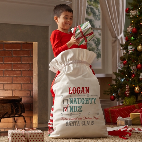 Naughty or Nice? Oversized Gift Bag