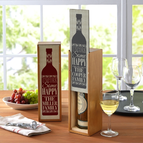 Uncork Some Happy Wine Box