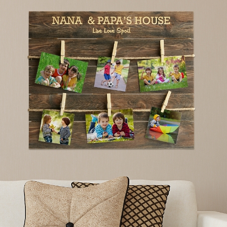 Rustic Family Oversized Wood Pallet Wall Art