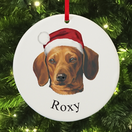 Dachshund Round Ornament