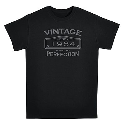 minty Mens Vintage Printed T shirt Black Birthday Gift 00553