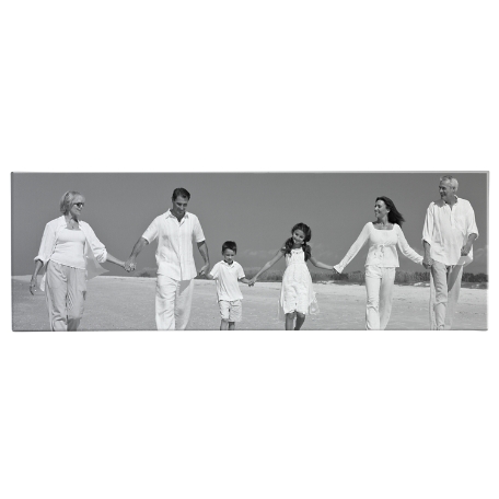 Black & White Photo Canvas 9x27