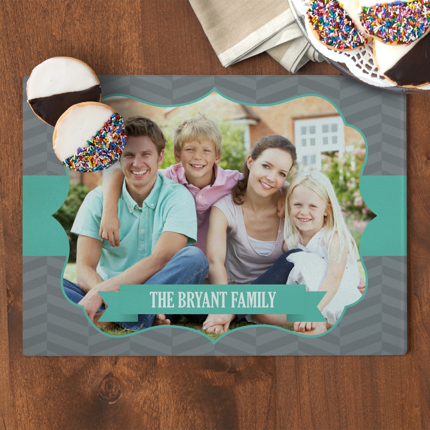 Photo Message Glass Cutting Board