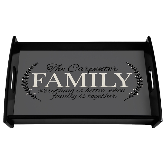 Better Together Serving Tray - Gray | Personal Creations