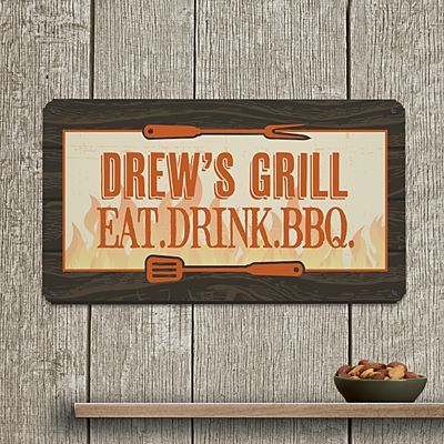 Grill Master Metal Sign