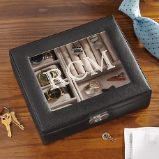 Leather Watch Box & Storage Valet