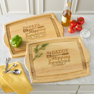 Flipping Awesome Oversized BBQ Chopping Board