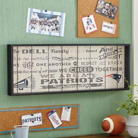NFL Sports Family Rules Shadow Box