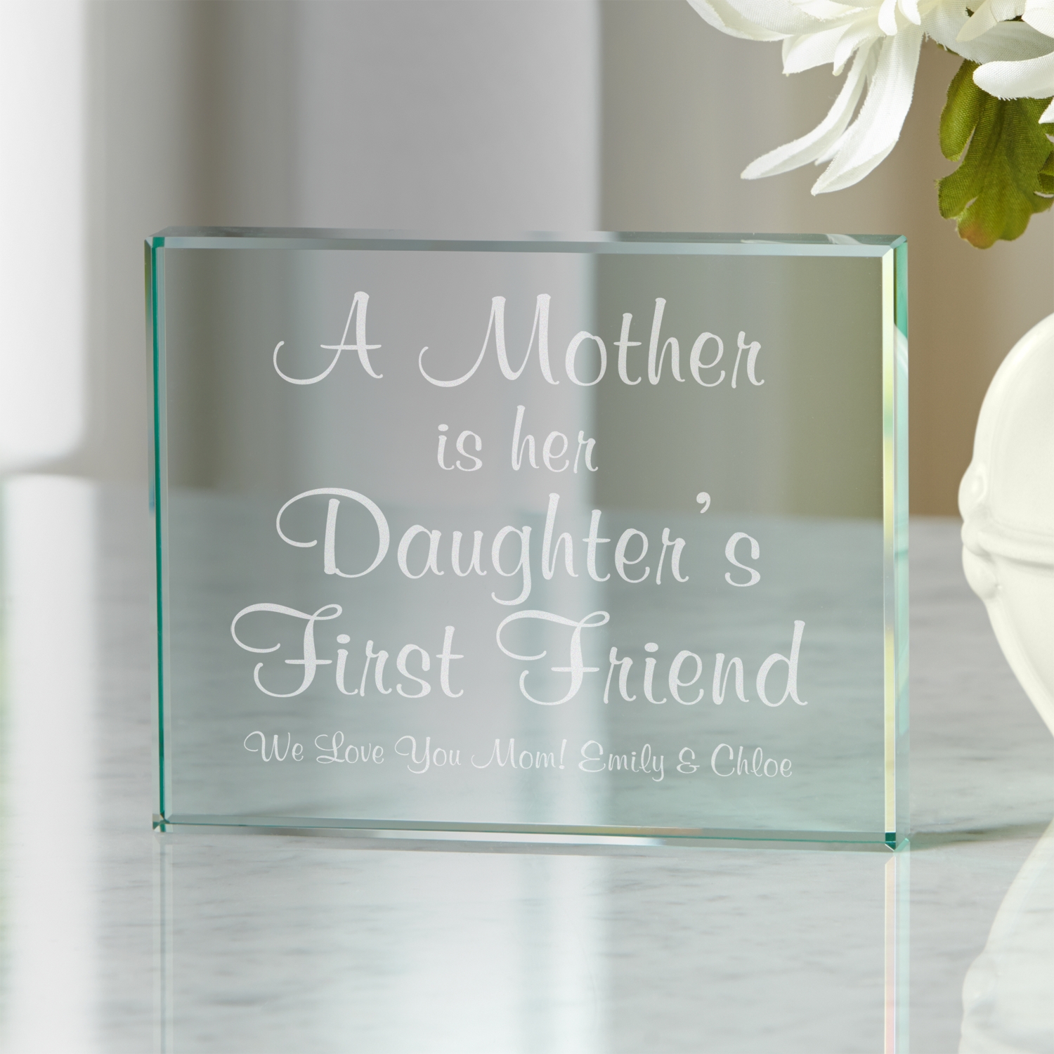 Engraved Inspirational Quotes Personalized Keepsake Gift