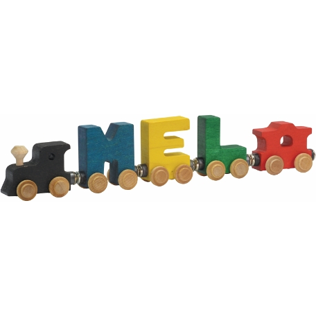 Primary Wooden Name Train - 3 Letters