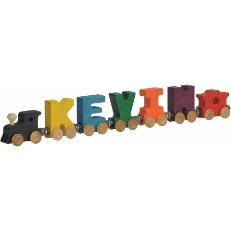 Primary Wooden Name Train - 5 Letters