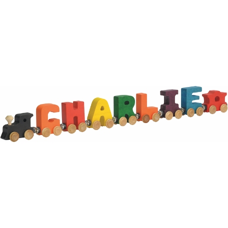 Primary Wooden Name Train - 7 Letters