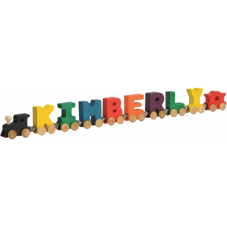 Primary Wooden Name Train - 8 Letters