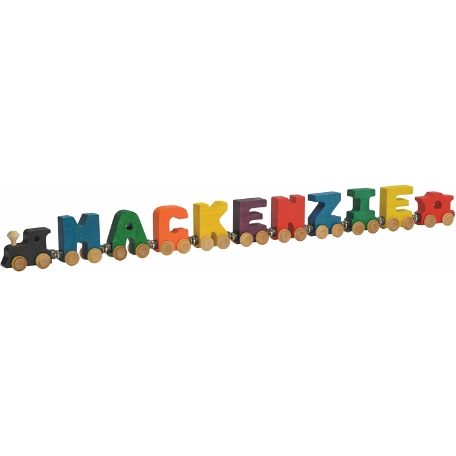 Primary Wooden Name Train - 9 Letters