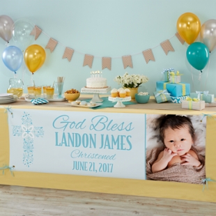 Baptism Celebration Photo Banner