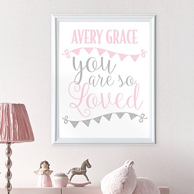 You Are So Loved Baby Framed Print