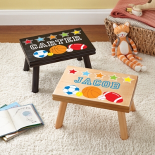 Personalized store baby stool