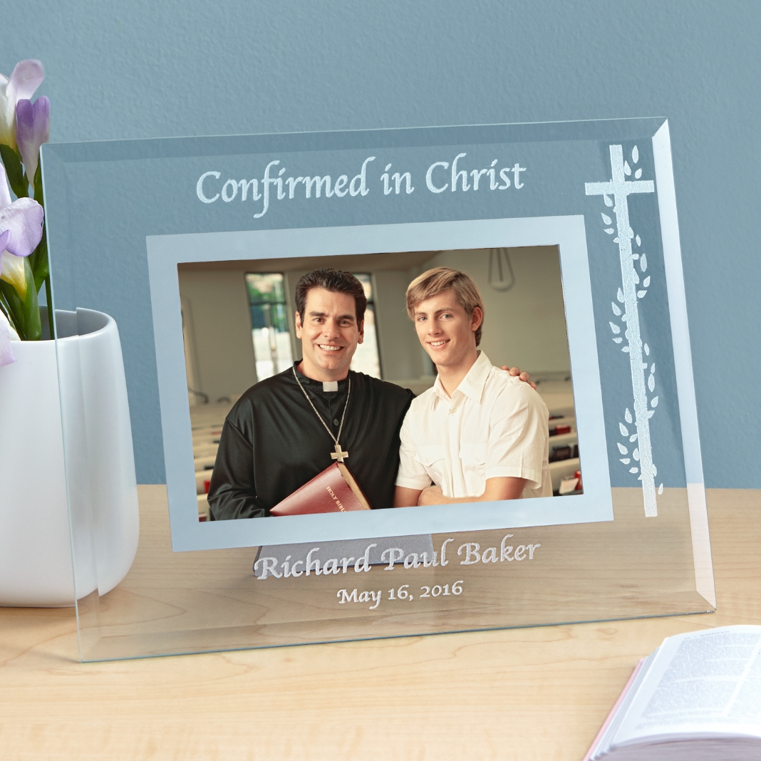 Confirmation Glass Frame | Personal Creations