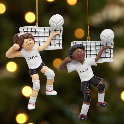 Volleyball Enthusiast Personalized Ornament