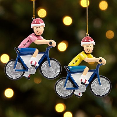 Bicycle Rider Ornament