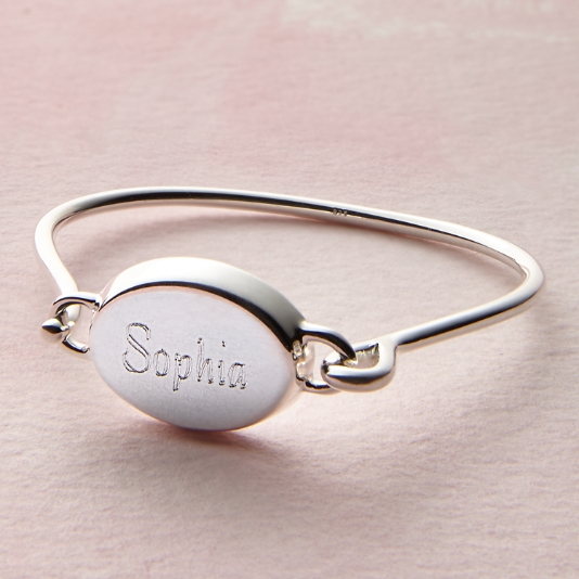 Bangle bracelet best sale with children's names