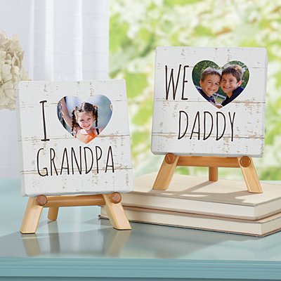 I/We Adore Personalized Photo Canvas