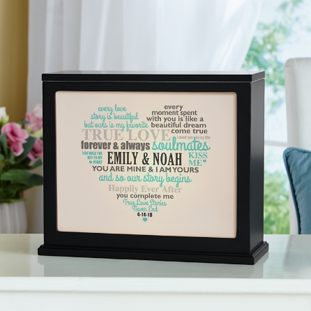 Written On My Heart Accent Lamp Personal Creations
