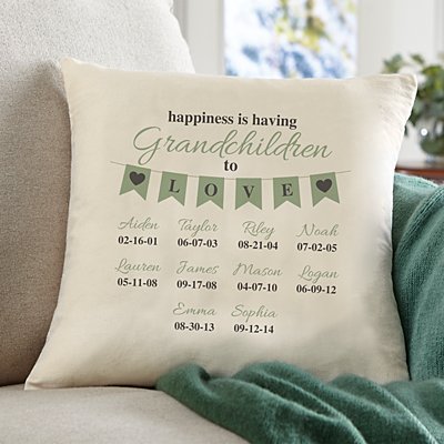 A Grandparents Love Throw Pillow