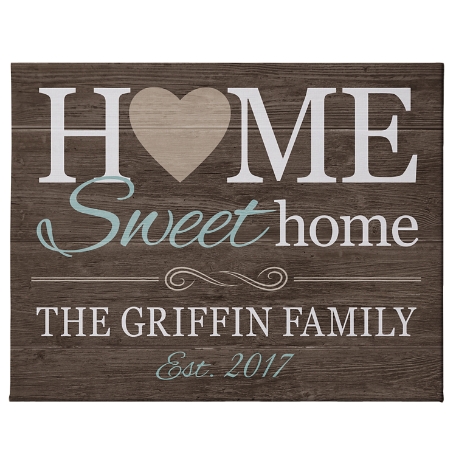 You Are Home Canvas - 16X20