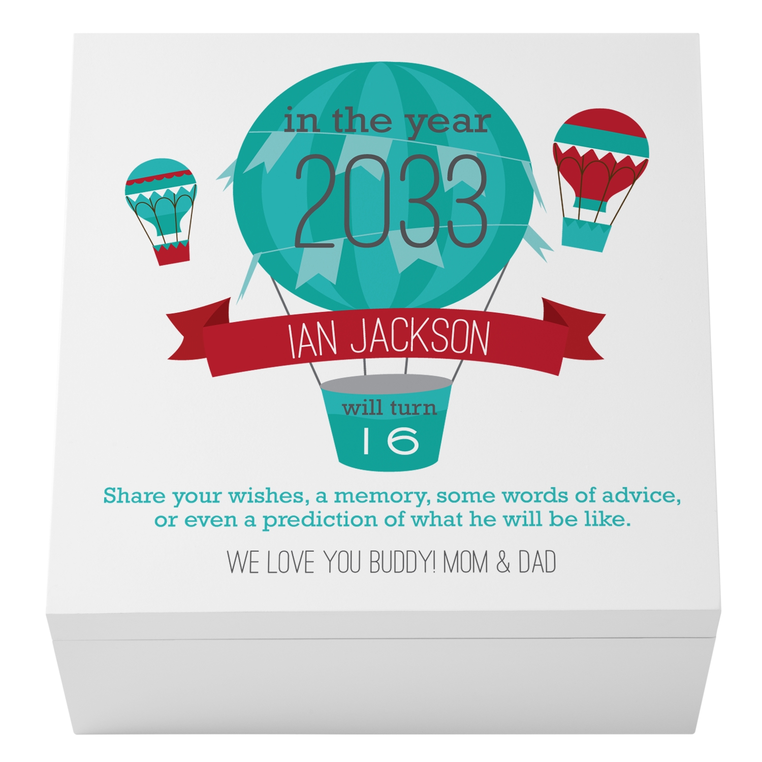 baby time capsule box