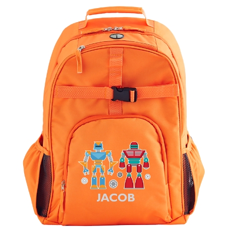 Fun Graphic Orange Backpack Collection