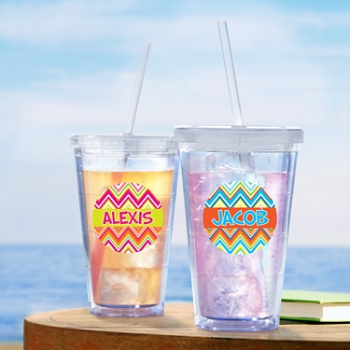 Sun-kissed Chevron Tumbler