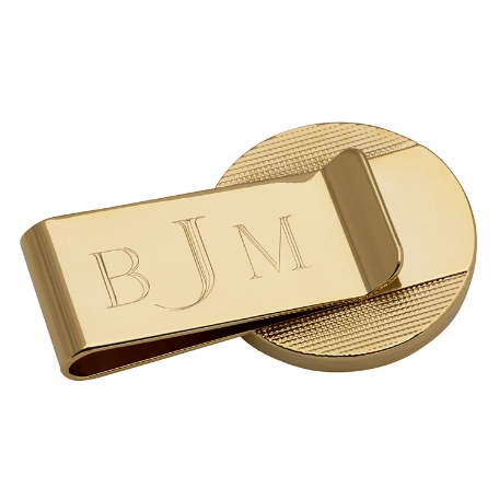 Year To Remember Money Clip - Gold Tone