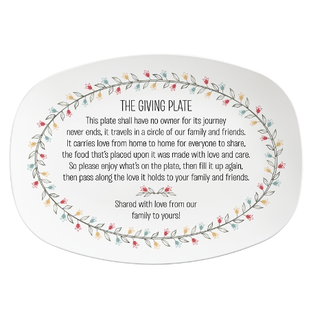 The Giving Platter - Floral