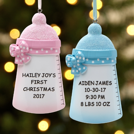 Baby Bottle Ornament