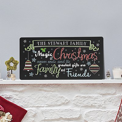 The Magic of Christmas Chalkboard